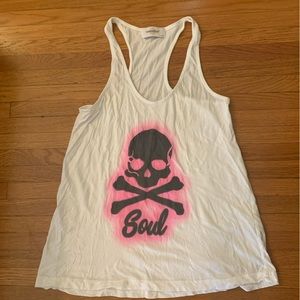 SoulCycle Neon Pink Skull Tank